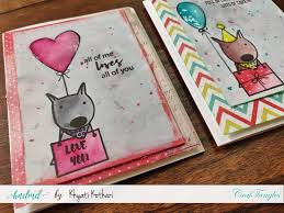 2 step stamping | video tutorial. How To Stretch Your Stamps Cardmaking Video Tutorial Hndmd Blog