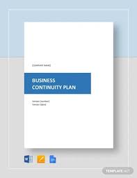 14 Business Continuity Plan Examples In Pdf Google Docs Pages Ms Word Examples