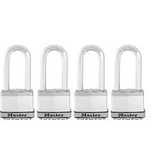 Unlike other wifi locks, this lock does not need a hub to connect to your wifi in order to lock/unlock your door remotely. Master Lock 4 Pack 2 058 In Steel Keyed Padlock In The Padlocks Department At Lowes Com