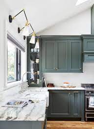 Don't get me wrong, i love painted cabinets. All The What S Why S How Much S Of The Portland Kitchen Big Reveal Emily Henderson Painted Kitchen Cabinets Colors Green Kitchen Cabinets Interior Design Kitchen