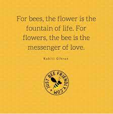 Read on these beautiful flower quotes to find out how they uplift everyone's spirit, they i wish i were a bee, so i can make use of every flower's beauty. Bee Utiful Gibran Quote Share It With Everyone Bees Love Life Flowers Bee Quotes Bee Happy Quotes Happy Quotes