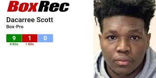 BoxRec: Dacarree Scott