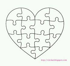 Puzzle piece craft and activity roundup. Pin By Zornicka On Libro Y Plantillas Puzzle Piece Crafts Puzzle Piece Template Shape Puzzles