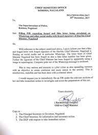 Use a happy, appreciative, and modest tone to express your gratitude and continuing commitment in this letter. Nagaland Chief Minister S Office Files Fir Against Fake And Forged Letter