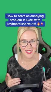 How to solve an annoying problem in Excel with keyboard shortcuts! 🔥💥