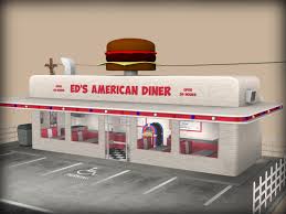 Vintage Diner 3d Models Edart3d Vintage Diner Diner American Diner