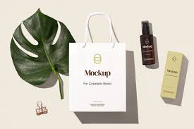 Ad Cosmetic Brand Mockup For Figma By Mockup Zone On Creativemarket First Time In The World We H Graphic Design Goodies Branding Template Creative Branding
