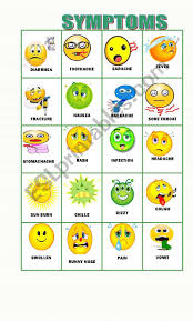 Illness game by ihsan 7581 views. 20 Symptoms Flashcards Esl Worksheet By Ilona