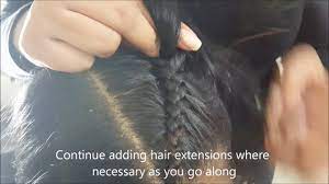Start french braiding on the sides and bring each braid towards the center of the back to create two lovely flowers. Two Cornrows Boxer Braids With Extensions Can Also Use French Braid Dutch Braid Beauty Box X Youtube