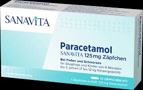 At a standard dose, paracetamol only slightly decreases body temperature. Paracetamol Sanavita Zapfchen Sanavita