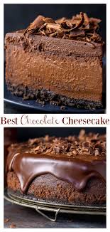 Ultimate Chocolate Cheesecake The Best Chocolate Cheesecake Recipe Recipe Best Chocolate Cheesecake Chocolate Cheesecake Recipes Chocolate Cheesecake