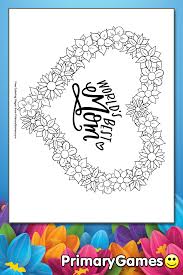 If mom likes flowers, this printable is sure to be a hit! Pin On Coloring Pages