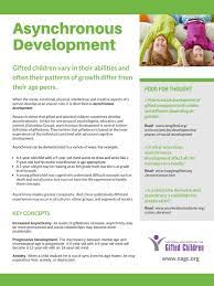 A disparity between a child's mental age and chronological age. Nagc Asynchronous Development Tip Sheet Intellectual Giftedness Applied Psychology