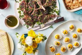 Find the perfect recipes for a beautiful easter brunch and easter dinner, including glazed ham, easy deviled eggs, and cute easter desserts. Easy Easter Menu 2021 Small Easter Dinner Kitchn