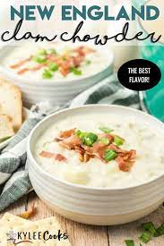Thick And Creamy New England Clam Chowder In 2021 Healthy Soup Recipes Best Soup Recipes Chowder Recipes