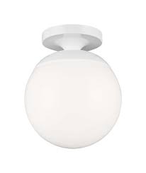 Leo Wall Ceiling Semi Flush Mount Smooth White Glass White Glass Porch Ceiling Lights Porch Lighting