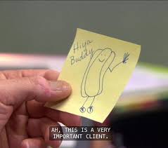 The Deposition Season 4 Episode 8 What Is Wrong With His Thumb The Office Seasons Office Quotes Mifflin