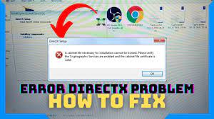 We did not find results for: How To Fixed Directx Error Problem A Cabinet File Necessary For Installation Cannot Be Trusted Youtube