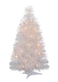 Lighted Mini Fake Christmas Tree In White 24 Tall Fake Christmas Trees Christmas Tree Tree