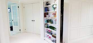 Architecture firm proctor & shaw, has completed an apartment renovation, that features a wood slat wall to hide doors and appliances. 37 Secret Hidden Doorway Ideas Sebring Design Build