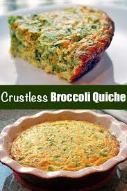 Crustless Broccoli Quiche Recipe Healthy Recipes Quiche Recipes Healthy Quiche Recipes Healthy Food Blogs