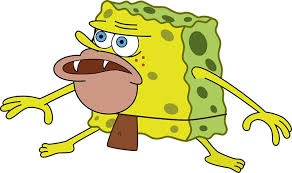 Caveman Spongebob Sticker By Kingofmemes In 2021 Spongebob Character Illustration Cartoon Pics