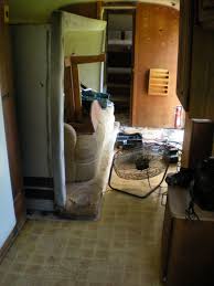 We start pulling up the carpet on the kitchen slide and holy mackerel! Slide Out Floor Replacement Irv2 Forums