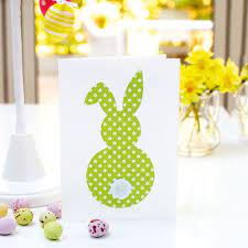 You can make lots of these in no time! How To Make A Cute Easter Bunny Card