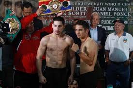 Puerto Rico Today Wbc Light Welterweight Champion Danny Garcia And Mauricio Herrera Took The Scales Ahead Of Their Saturday Night Bou Wbc Danny Garcia Bout