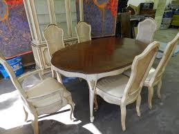 Drexel Heritage Dining Room Set French Provencial 6 Chairs China Cabinet Dining Furniture Sets Contemporary Dining Furniture Dining Room French