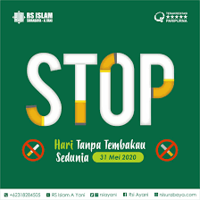 Foto terbaik dengan like terbanyak akan mendapatkan pulsa senilai rp.500.000 dan 10 (sepuluh) foto terbaik lainnya akan mendapatkan pulsa senilai rp.100.000 dari dit.promkes dan pemberdayaan masyarakat kementerian kesehatan ri. Hari Tanpa Tembakau Sedunia Rs Islam Surabaya