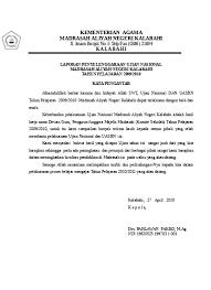 Alhamdulillah kami panjatkan puji syukur kami ke hadirat allah swt. Laporan Hasil Ujian Nasional Sma Ma