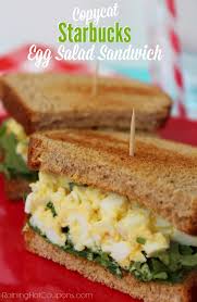 Copycat Starbucks Egg Salad Sandwich Sandwiches Recipes Cooking Recipes