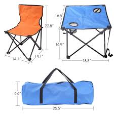 Portable Folding Table Chairs Set With Carrying Bag Moko Lightweight Stable Foldable Table With 2 Stool Set For Fish Camping Stool Camping Chairs Camping Chair