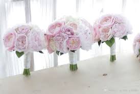 21 cheap wedding centerpiece ideas. New Custom Korean Style Wedding Bouquet Pink Peony Rose Bride Bridesmaid Bouquet From Golden Phoenix 12 07 Dhgate Com