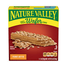 Peanut butter sandwich cookie, with around a billion estimated to be eaten every year. Peanut Butter Wafer Bars Crispy Wavers Nature Valley