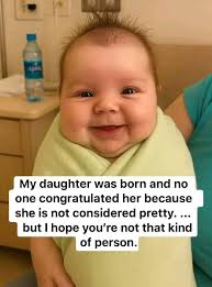 every child is beautiful regardless of appearance