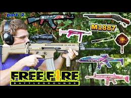 In this video, i show you guys as many guns in free fire with their real life counterparts. Freefire Guns In Real Life Part 2 Missing Weapons In Part 1 M82b Thompson Plasma Gun Grenade Youtube