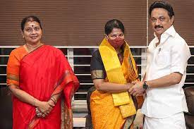 According to smirti god created all tamil women including his and your candidate's wives as prostitutes! Outlook India Photo Gallery M K Stalin