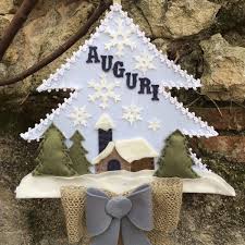 Albero Di Natale Christmas Felt L Arte Della Nonna Alberi Di Natale Natale Ornamento Di Natale
