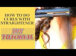 How To Do Curls With Straightener Easy To Do Hair Tutorial Curls With Straightener How To Do Curls Wavy Hairstyles Tutorial
