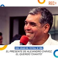 Alejandro Chávez, popularmente conocido como "Chavito", fue anunciado como  nuevo jurado de las competencias del Festival de Viña 2024. Estará  acompañado por artistas y periodistas como Young Cister, Constanza Santa  María, Priscilla