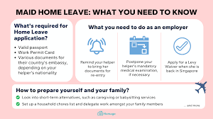 Maid overseas leaves in Singapore: What you need to know - Homage