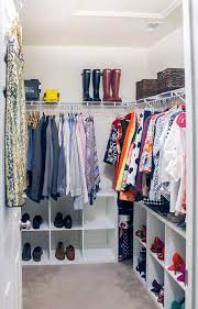 And the smaller the closet, the more difficult it is to stay organized. 3 Storage Tips For A Shared Master Closet Master Bedroom Closets Organization Master Closet Organization Bedroom Organization Closet