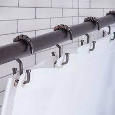 Utopiaalley Deco Flat Double Roller Shower Curtain Hooks In 2021 Shower Curtain Hooks Curtains Double Shower Curtain