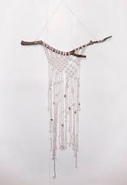 Maybe you would like to learn more about one of these? Macrame Wall Hanging On Driftwood With Vintage Beads Handmade By Tied Timber Driftwood Macrame Macrame Wall Hanging Macrame Ideas