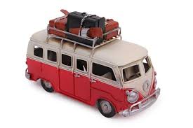 Dekoratif Metal Minibus Camper Van Classic Vosvos Modelidir Vintage Tarz Olup Eskitme Yapilmistir Tamami Metal Malzemeden Uretilmistir E Metal Vosvos Araba