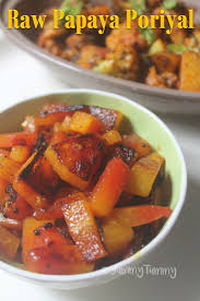 Raw Papaya Poriyal Recipe Raw Papaya Stir Fry Recipe Recipe Papaya Recipes Papaya Recipes Indian Vegetarian Recipes Lunch