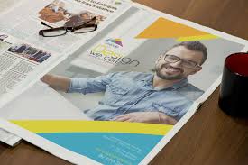 Newspaper Advertising Mockups Vol 2 Newspaper Advertisement Newspaper Advertising Design Mockup Free Psd