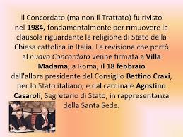 Il concordato che abbattè lo storico steccato fra stato e chiesa. La Costituzione Italiana E La Religione I Patti